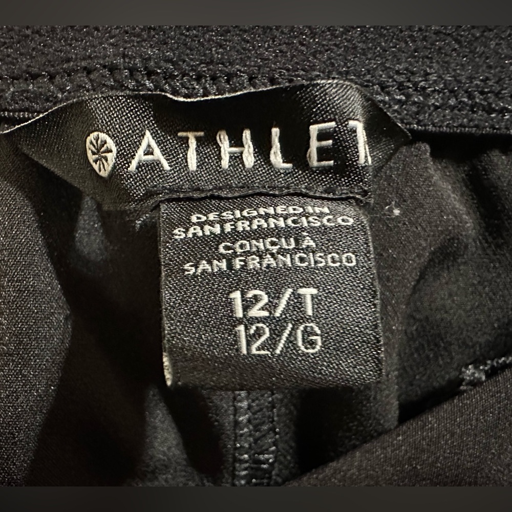 ATHLETA Endless High Rise Cargo Ankle Pant size 12 tall black - Picture 9 of 12